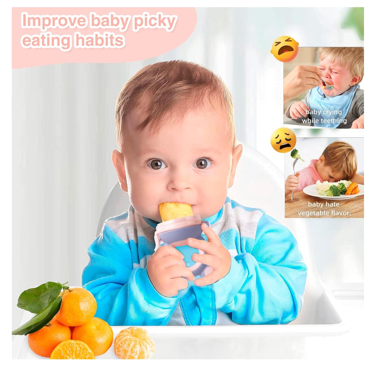 Miniatura 2 de Casco Para Bebe MAS chupo de Fruta - GENERO: NIÑA